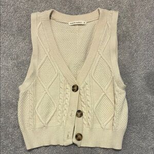 Moon & Madison Cream Cardigan Sweater
